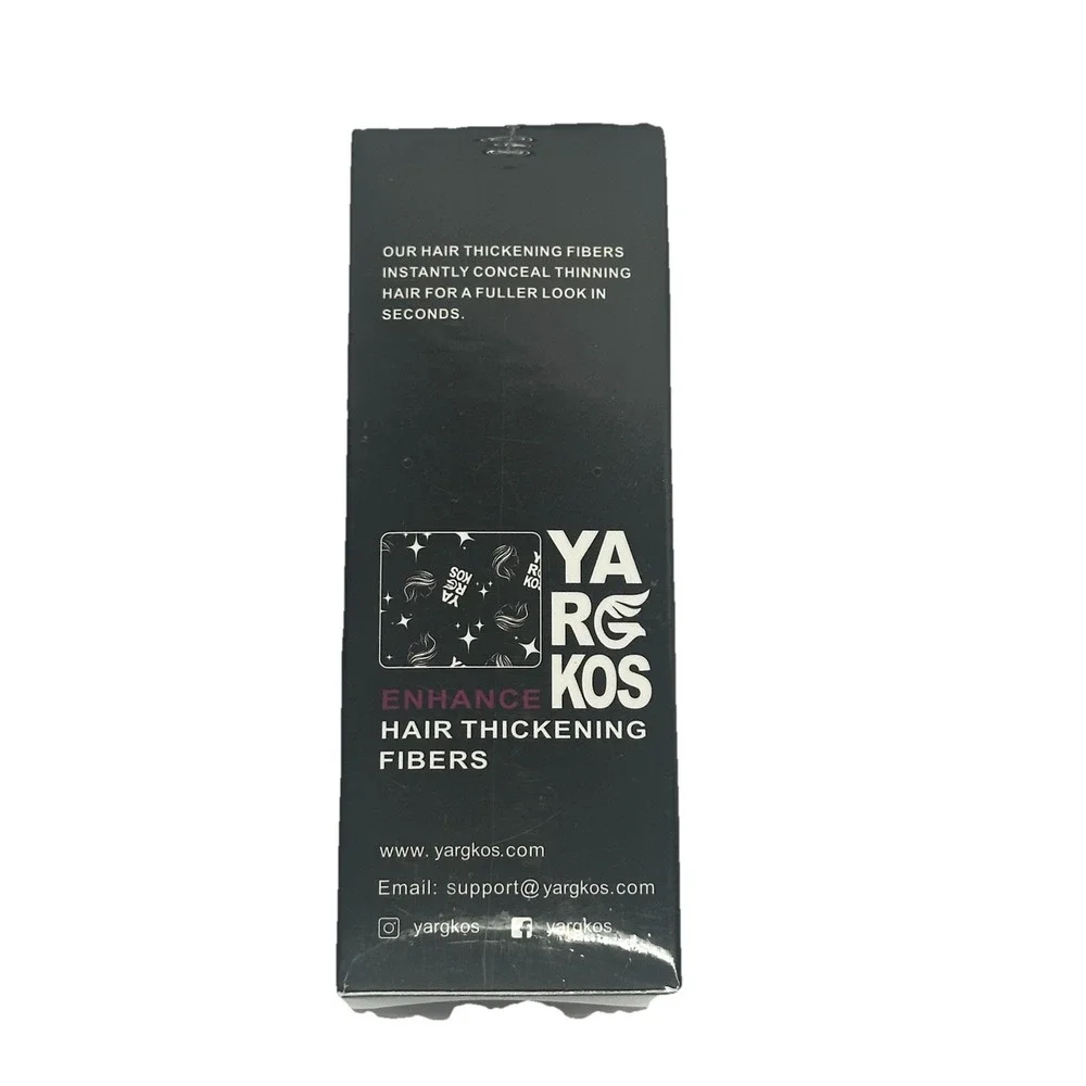 Yarkos Enhance Hair Thickening Fibers Concealer White #4 0.98oz 28g NEW